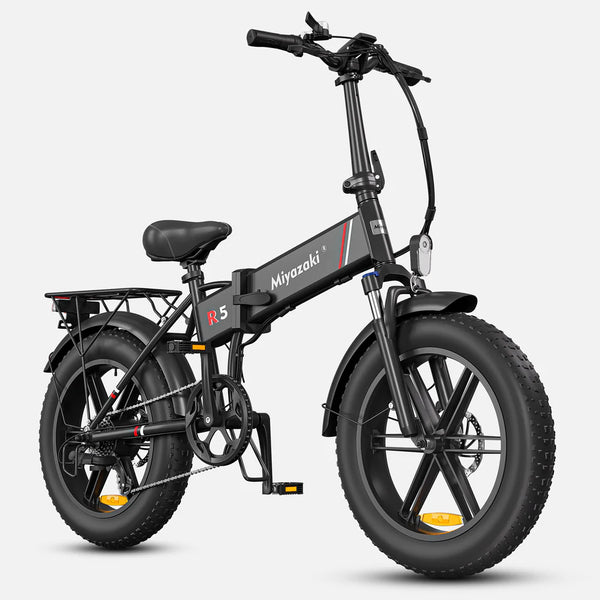 Miyazaki   Folding   Electric   Bike   Fat   tire   snow   electric   bicycle   R5