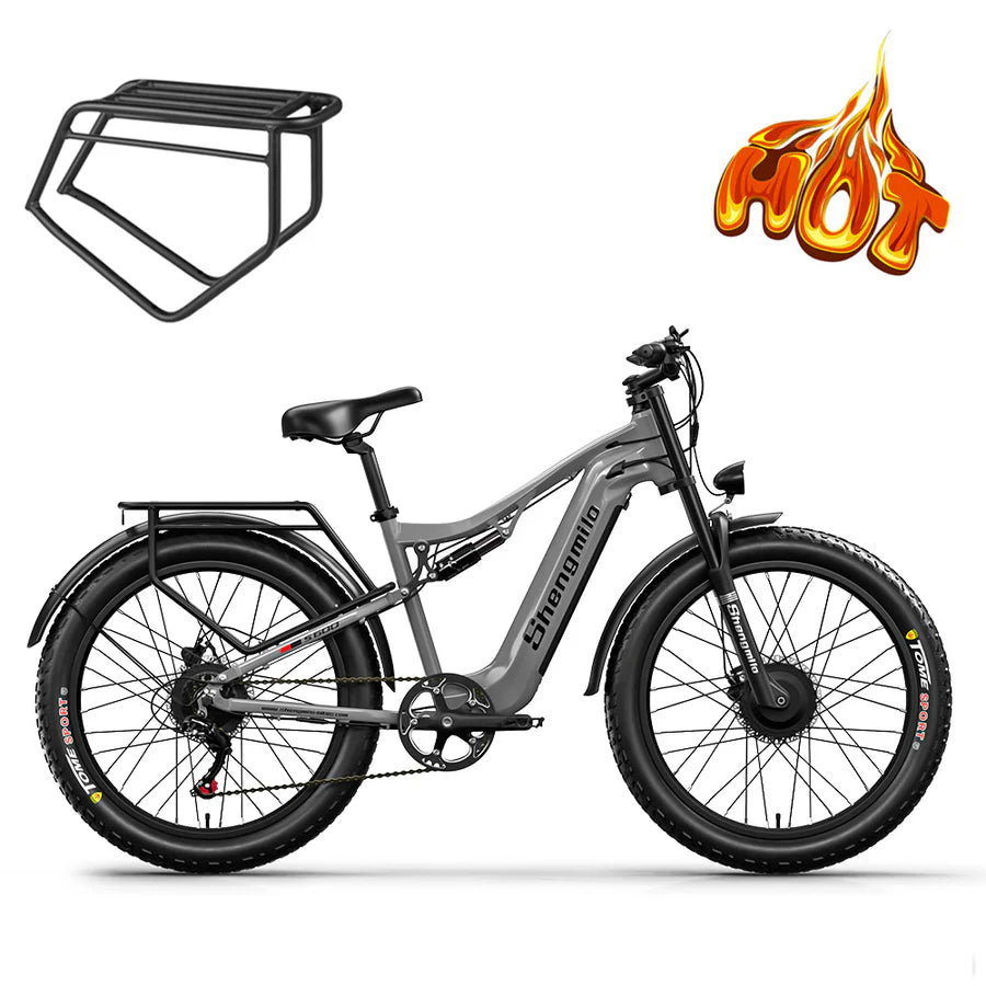 Shengmilo S600| Motore 2000W | 48V 17,5AH | 26" Tire | Bicicletta Elettrica Garanzia Italiana