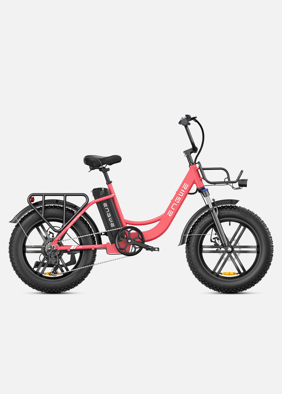ENGWE L20  250W 20x4.0 " fat tires  Front Suspension Step-Thru E-bike  ITALIAN WARRANTY