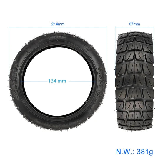 Pneumatico offroad 8.5x3 pollici diametro 134mm  per Kugoo Kirin KuKirin G2 Pro（Vecchia Versione）