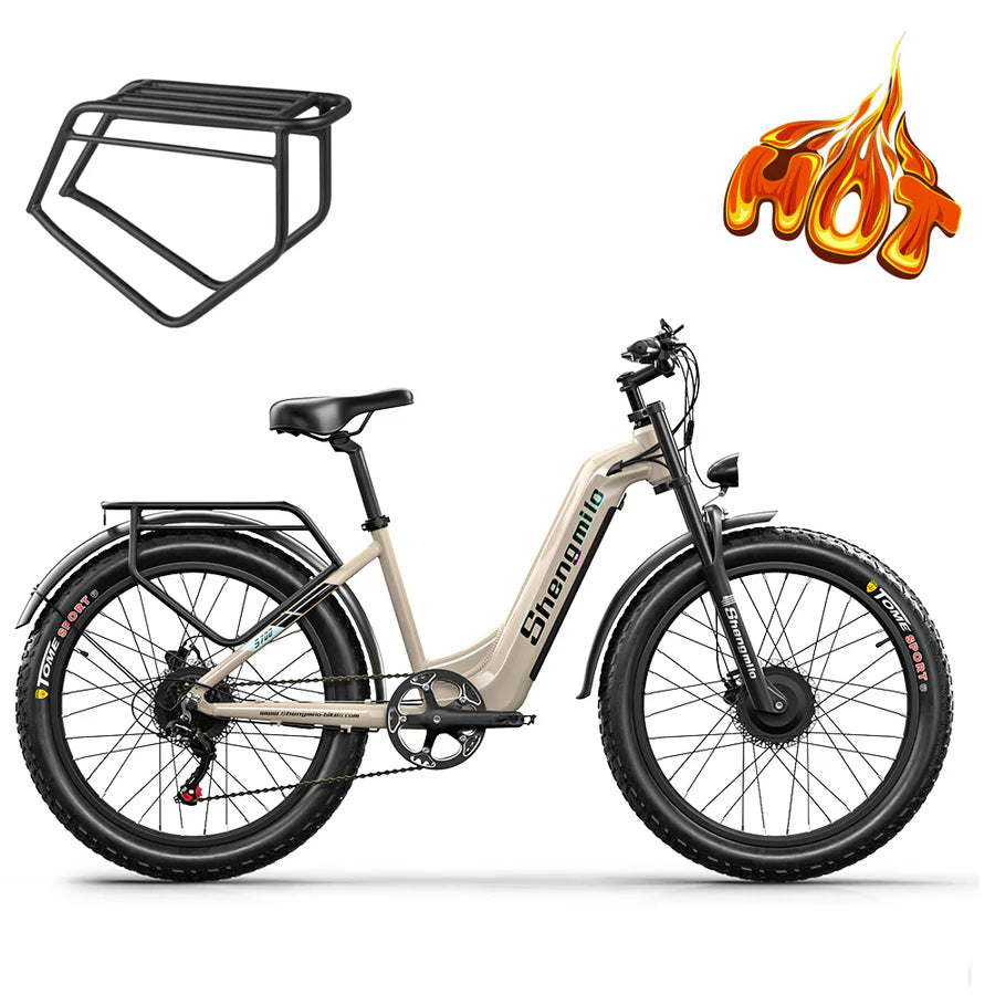 Shengmilo S700| Motore 1000Wx2 | 48V 17,5AH | 26" Tire | Bicicletta Elettrica Garanzia Italiana