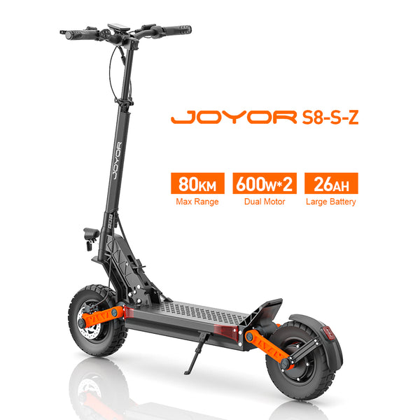 JOYOR S8-S-Z Monopattino elettrico| DOPPIO motore 600W X 2 48V 26Ah| Ammortizzatori anteriori e posteriori  | Garanzia italiana