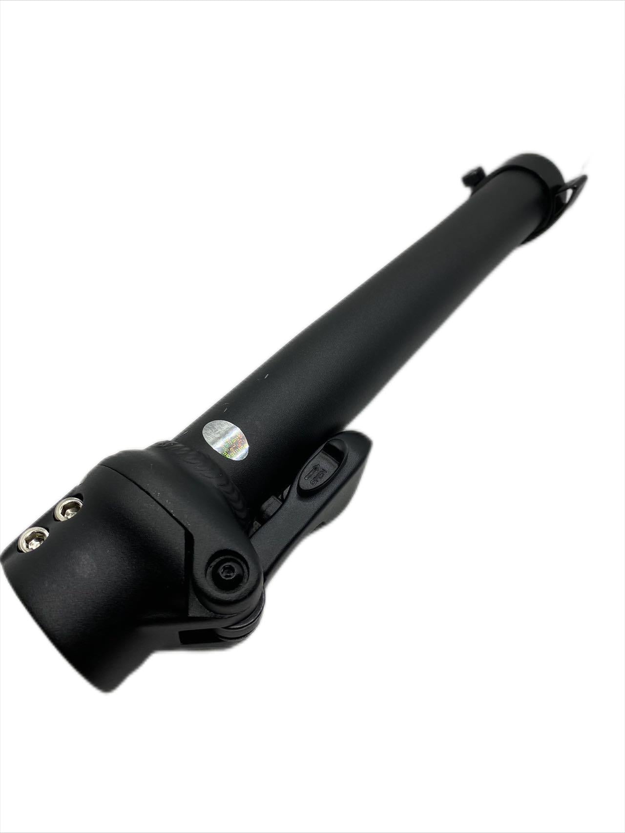 Attacco Manubrio Mtb Stelo da bici pieghevole 25,4mm-manubrio 28.6mm- forcella 21.5cm Doppio dado che fissa il tubo dello stelo pieghevole verso l'interno nero / argento Attacco Manubrio Bici Da Corsa