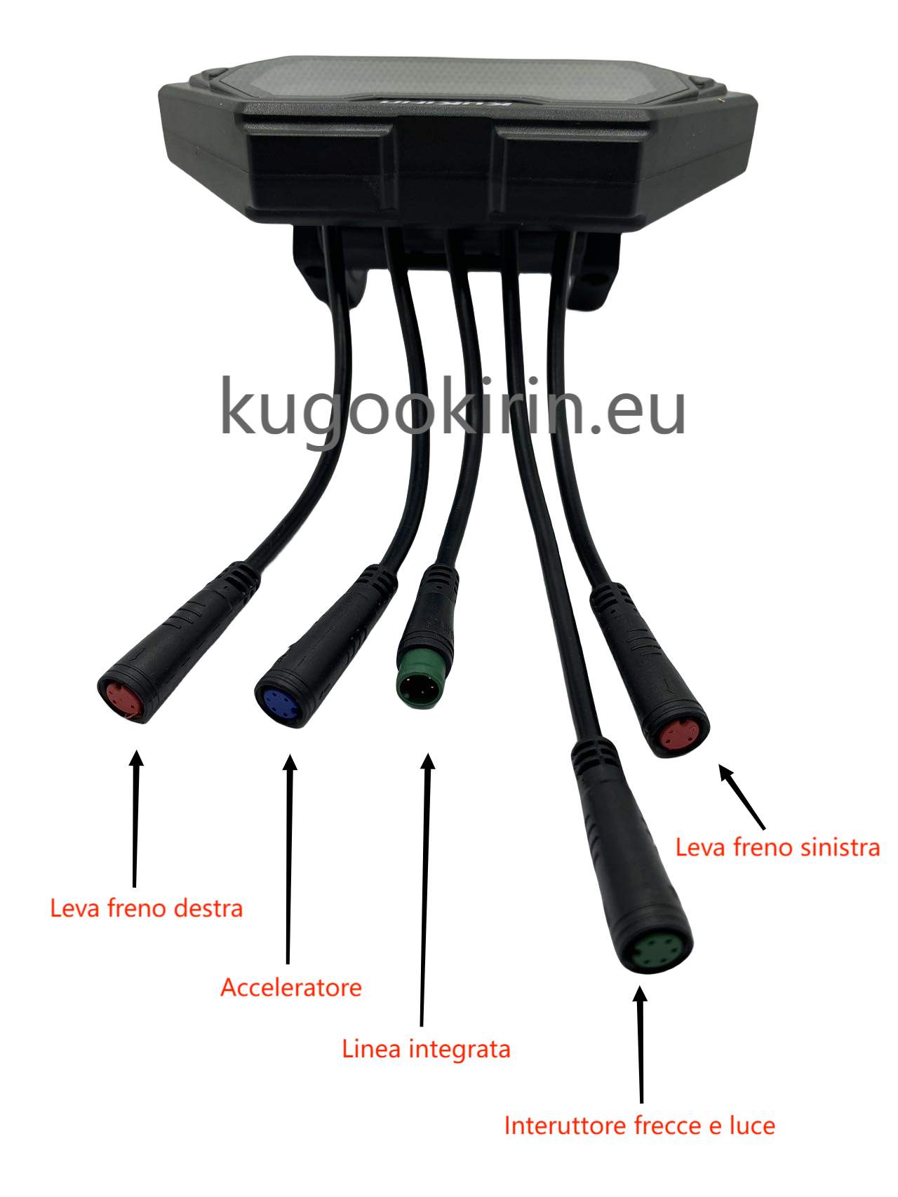 Display (accelaratore con 4 Pin) ORIGINALE per Kugoo Kukirin G2 Pro e G2 Max